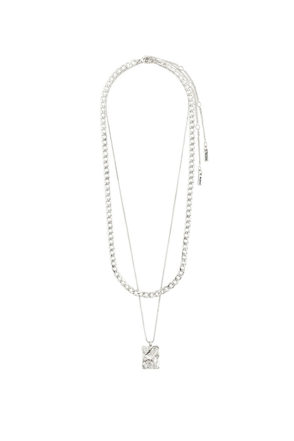 BATHILDA SILVER PLATED NECKLACE