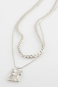 BATHILDA SILVER PLATED NECKLACE