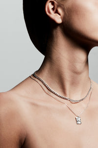 BATHILDA SILVER PLATED NECKLACE