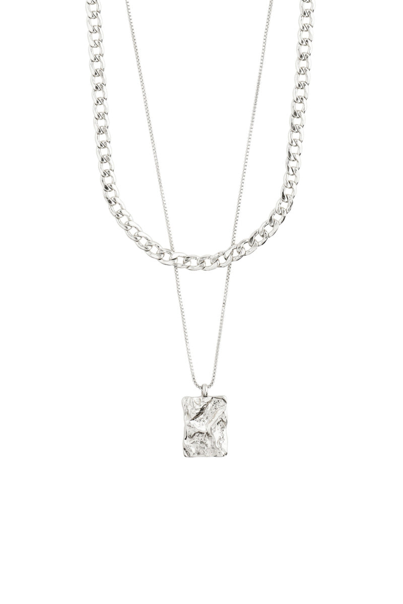 BATHILDA SILVER PLATED NECKLACE