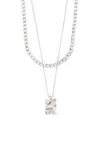 BATHILDA SILVER PLATED NECKLACE
