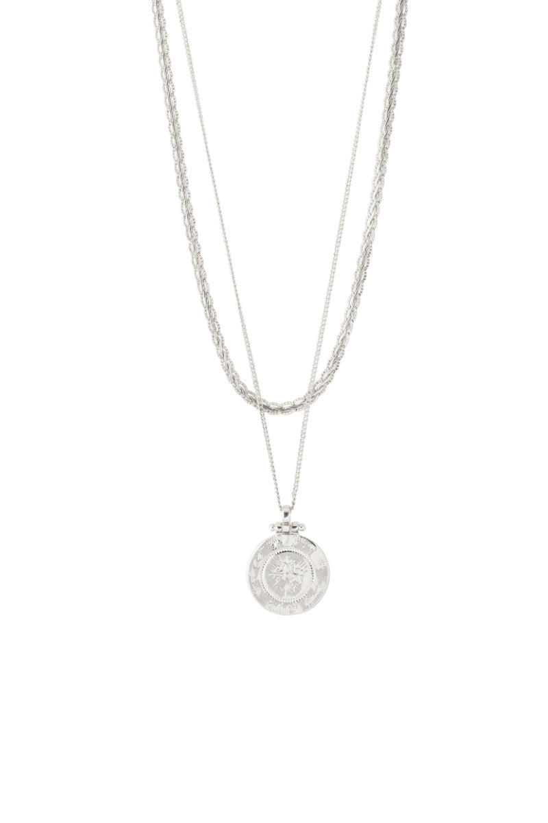 NOMAD SILVER PLATED NECKLACE
