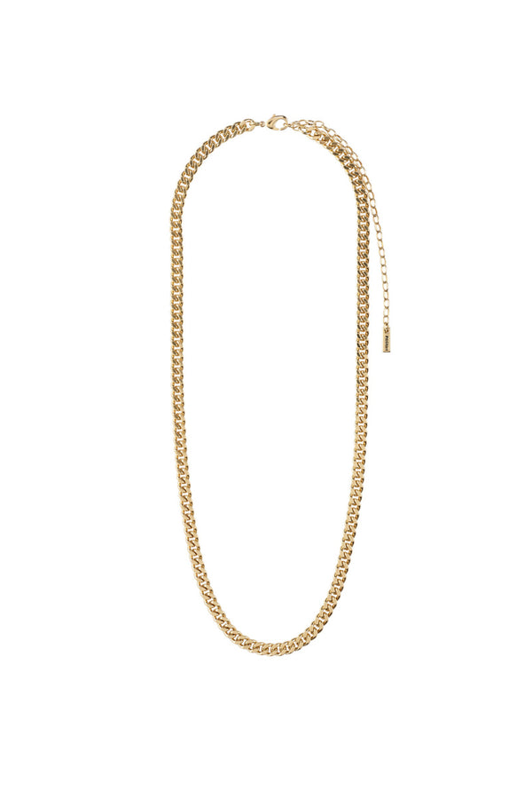 FUCHSIA GOLD PLATED NECKLACE