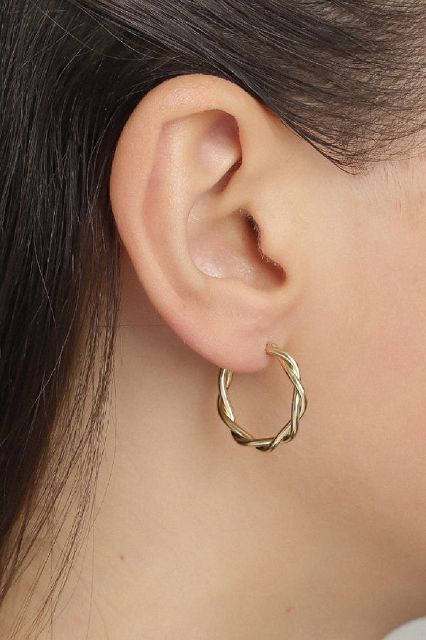 NAJA GOLD PLATED EARRINGS-SM