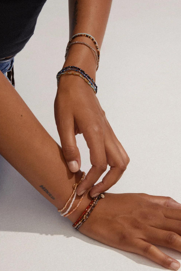 INDIE STRETCH BRACELET-WH