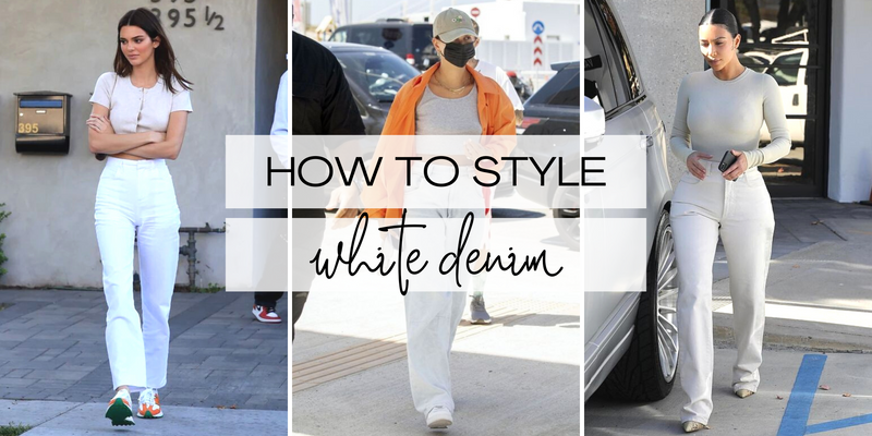 How To Style White Denim
