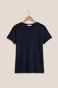 FOUNDATIONS COTTON SLUB TEE IN ECLIPSE
