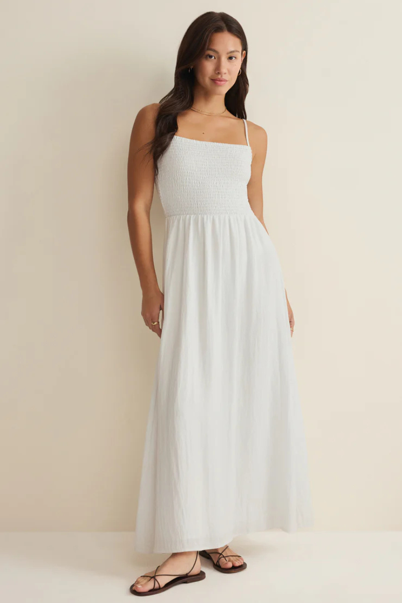 BAYSIDE MAXI DRESS-WH