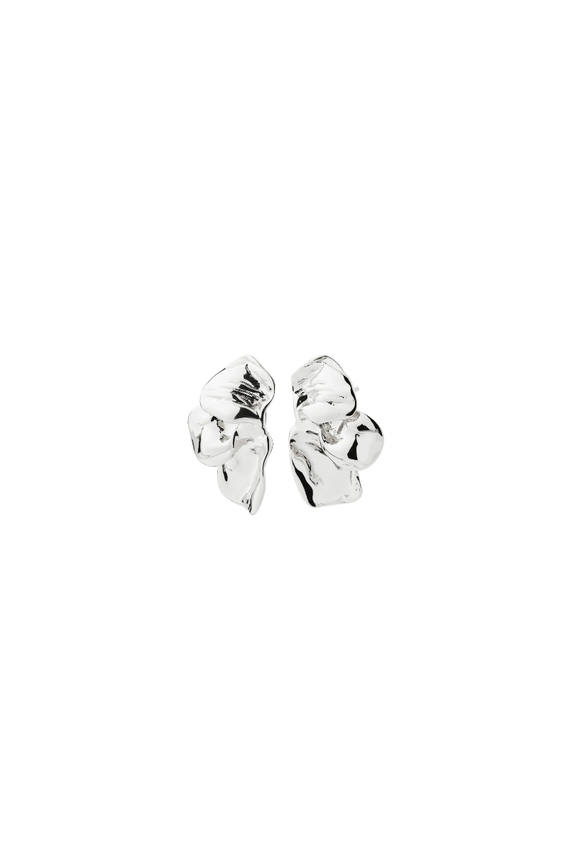 SOLARI SILVER PLATED EARRINGS