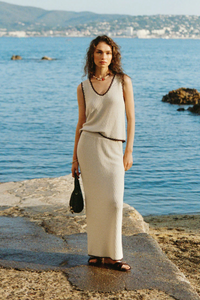 YESSENIA WHIPSTITCH SKIRT