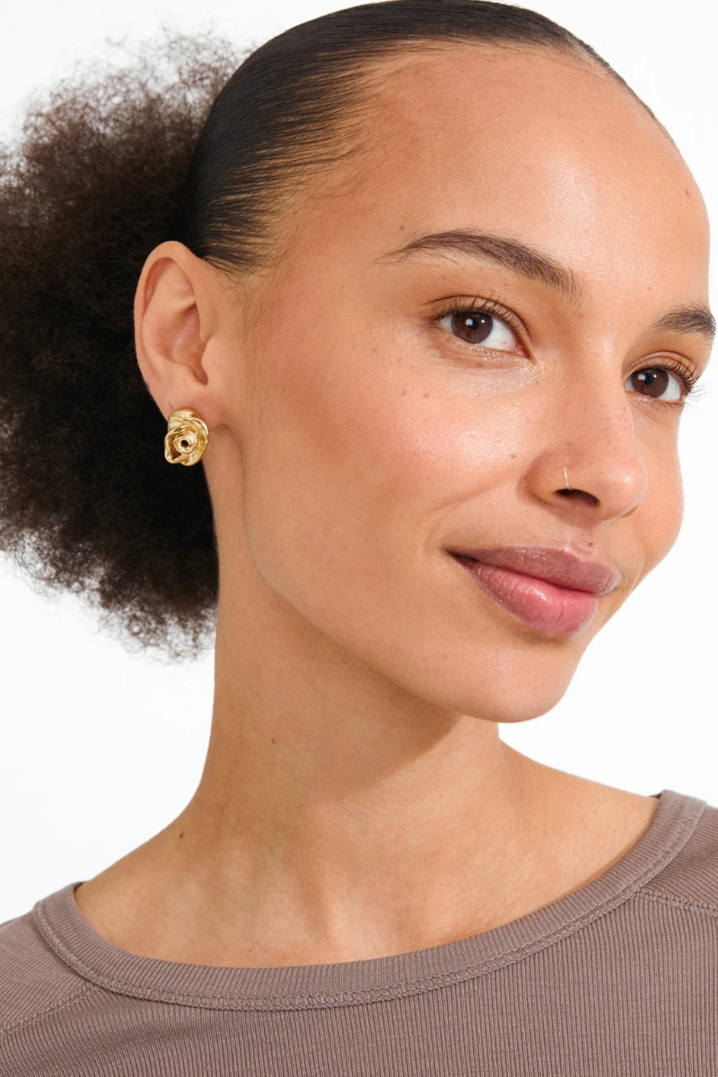 INNER ROSE GOLD PLATED EARRINGS