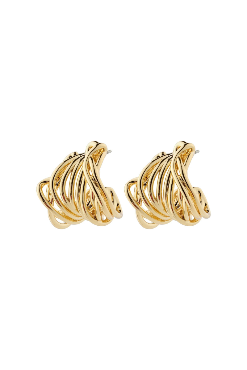 PAMELA GOLD PLATED EARRINGS