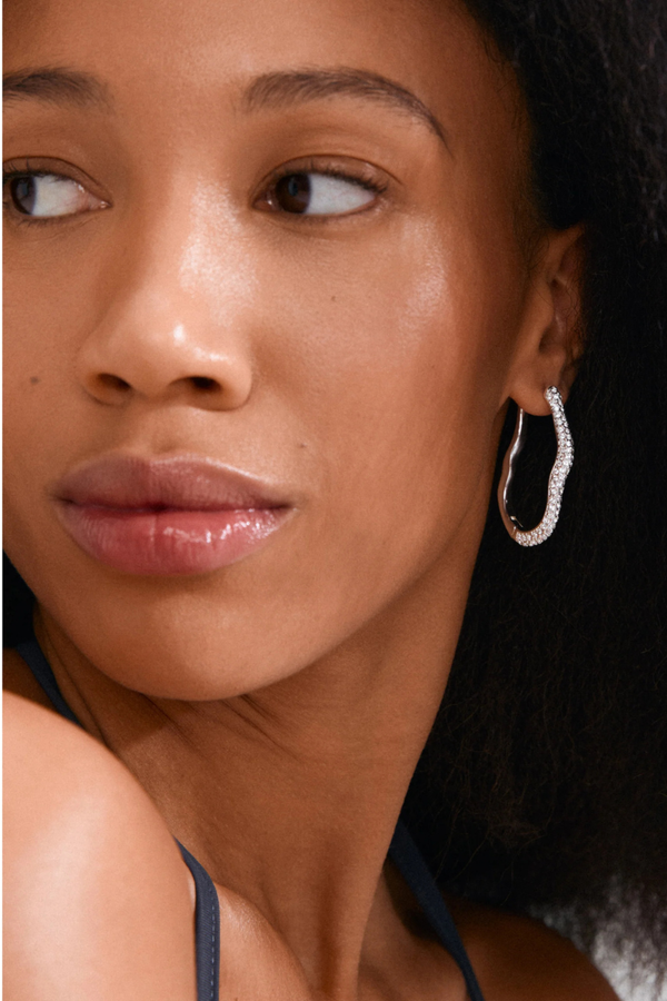 AVOLA SILVER PLATED EARRINGS