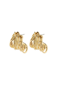 PAMELA GOLD PLATED EARRINGS