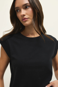 CAMINO COTTON JERSEY TOP-BK