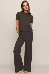 JUST RIGHT RIB PANT IN COCOA BEAN