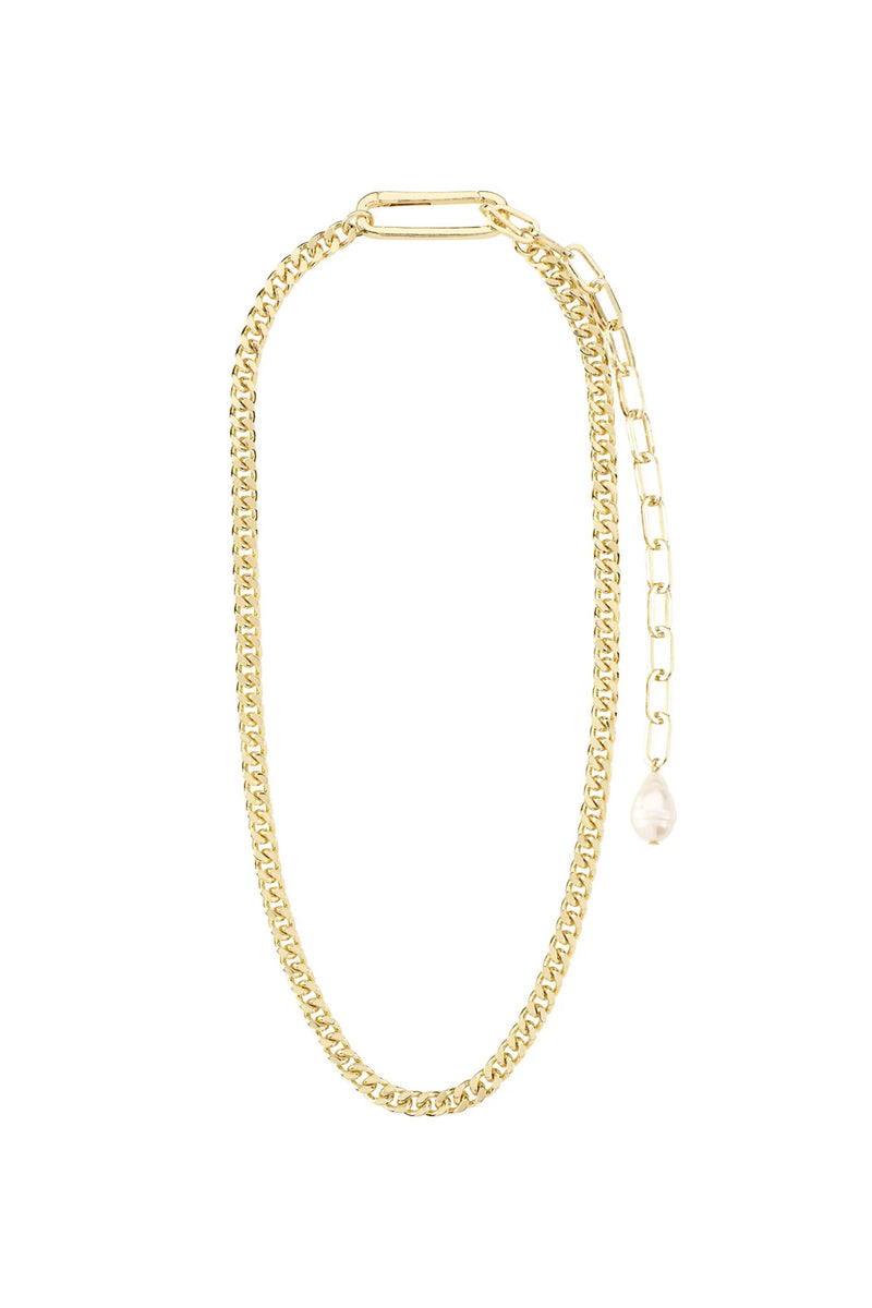 HEAT GOLD PLATED CHAIN NECKLACE
