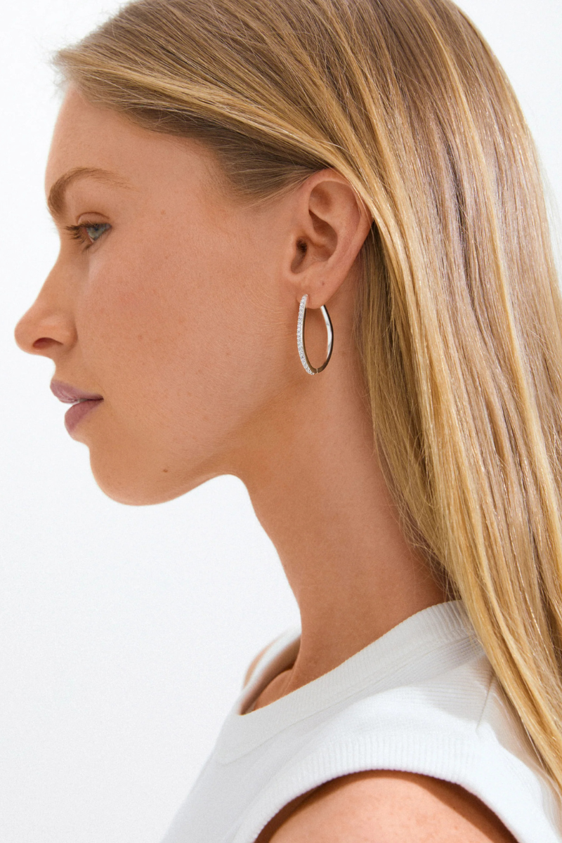 ROOT SILVER PLATED EARRINGS