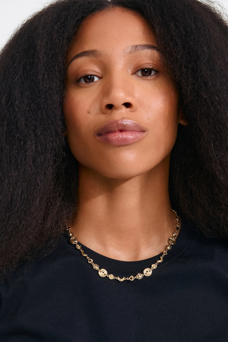 MISHA GOLD PLATED NECKLACE