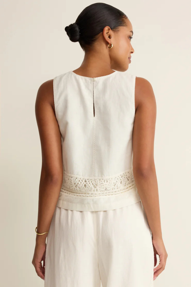 SLOANE EMBROIDERED TOP