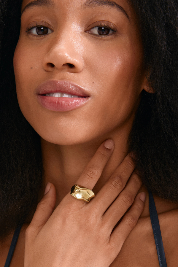 ELYS GOLD PLATED RING