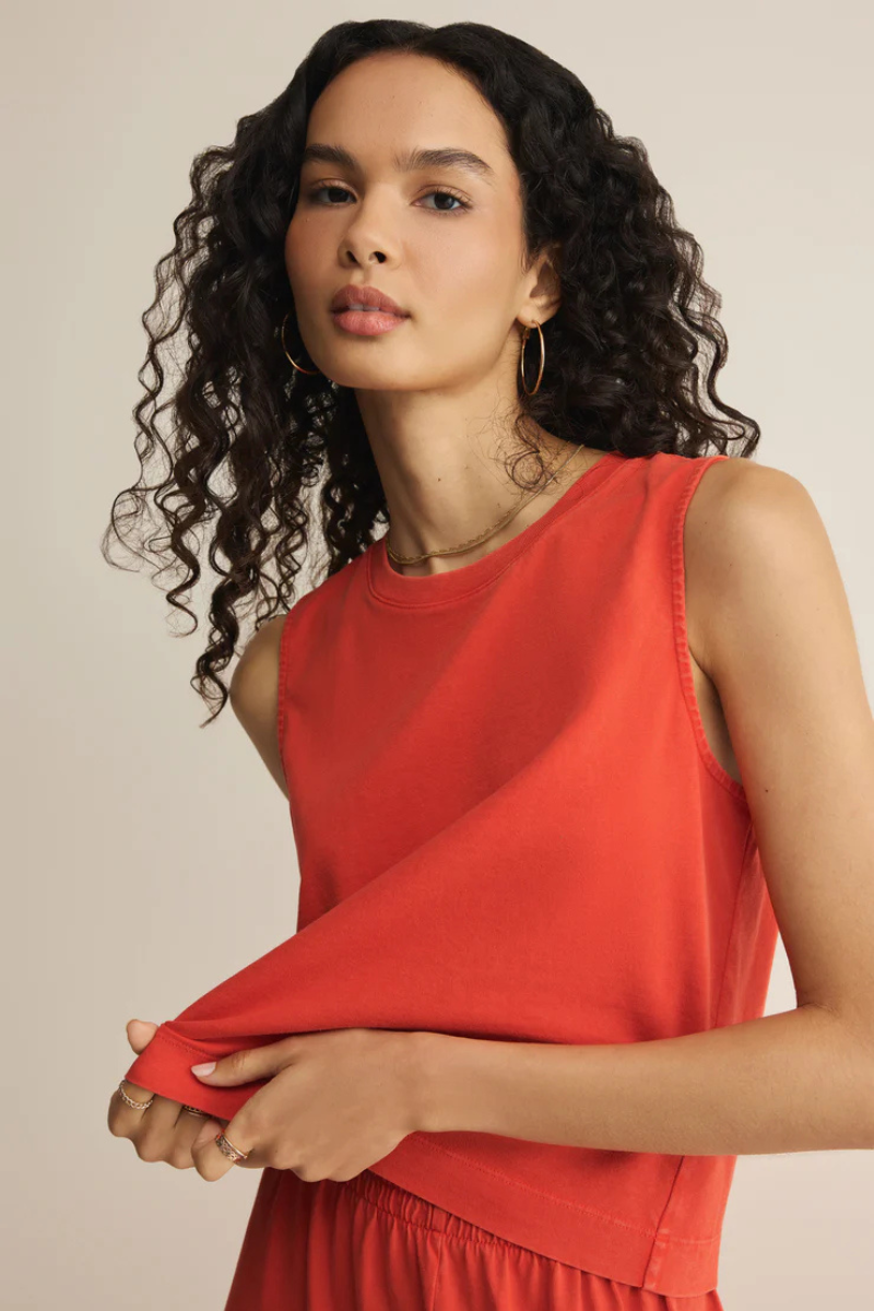 SLOANE JERSEY MUSCLE TANK-LY