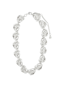 INNER ROSE SILVER PLATED NECKLACE
