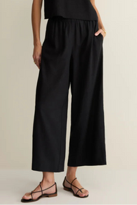 SCOUT LINEN PANTS-BK