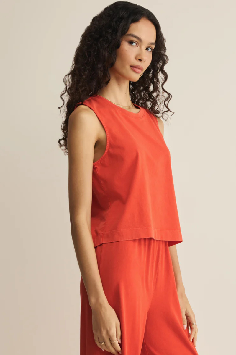 SLOANE JERSEY MUSCLE TANK-LY