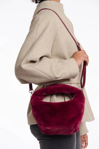 CHERYL FAUX FUR BAG-BU