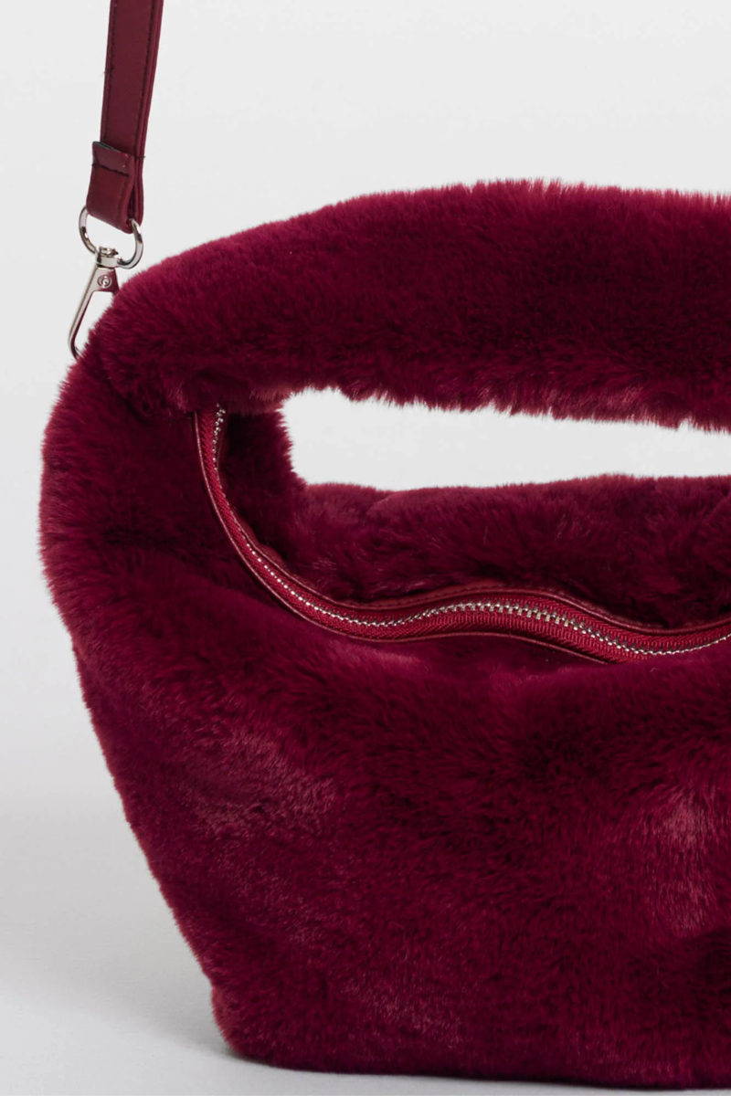 CHERYL FAUX FUR BAG-BU