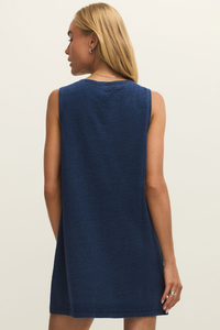 SOLACE KNIT DENIM DRESS-IN