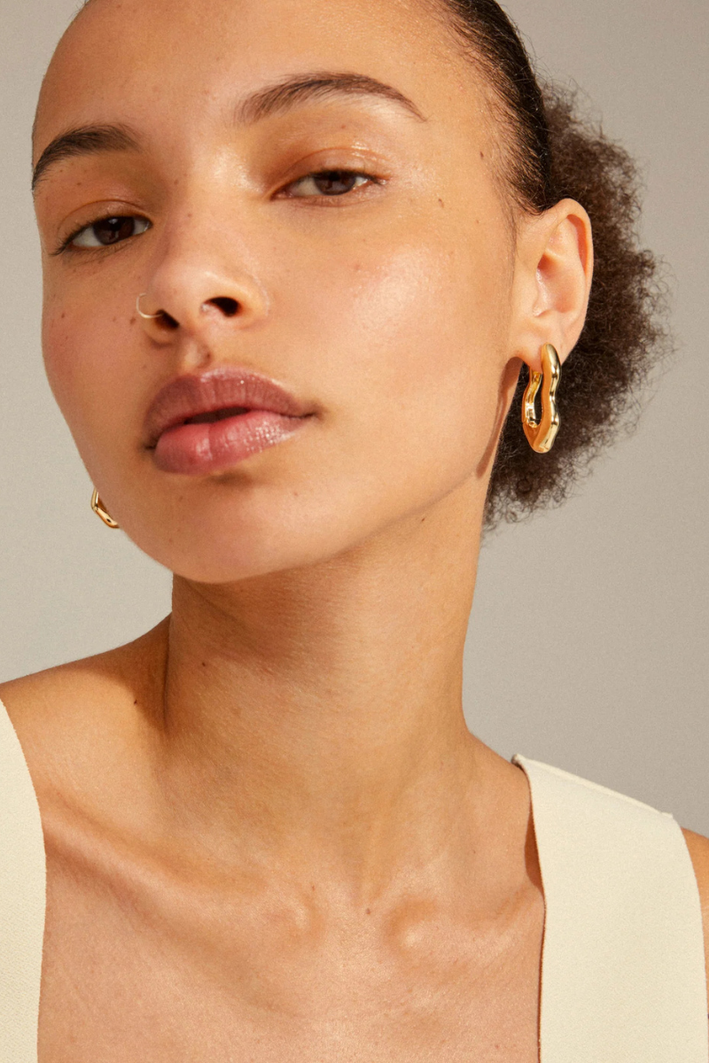 LOULIA GOLD PLATED EARRINGS