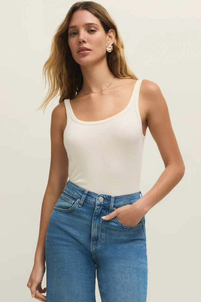 RENAE RIB TANK TOP-CL