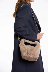 CHERYL FAUX FUR BAG-BI