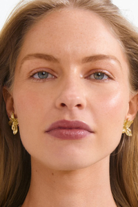 TRACE GOLD PLATED EARRINGS