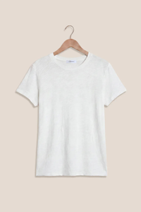 FOUNDATIONS COTTON SLUB TEE IN WHITE