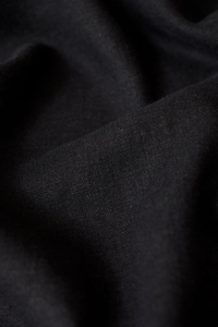 LA BELLE LINEN TOP-BK