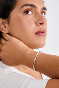 HAZE SILVER PLATED BANGLE