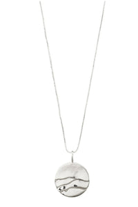 HEAT SILVER PLATED NECKLACE