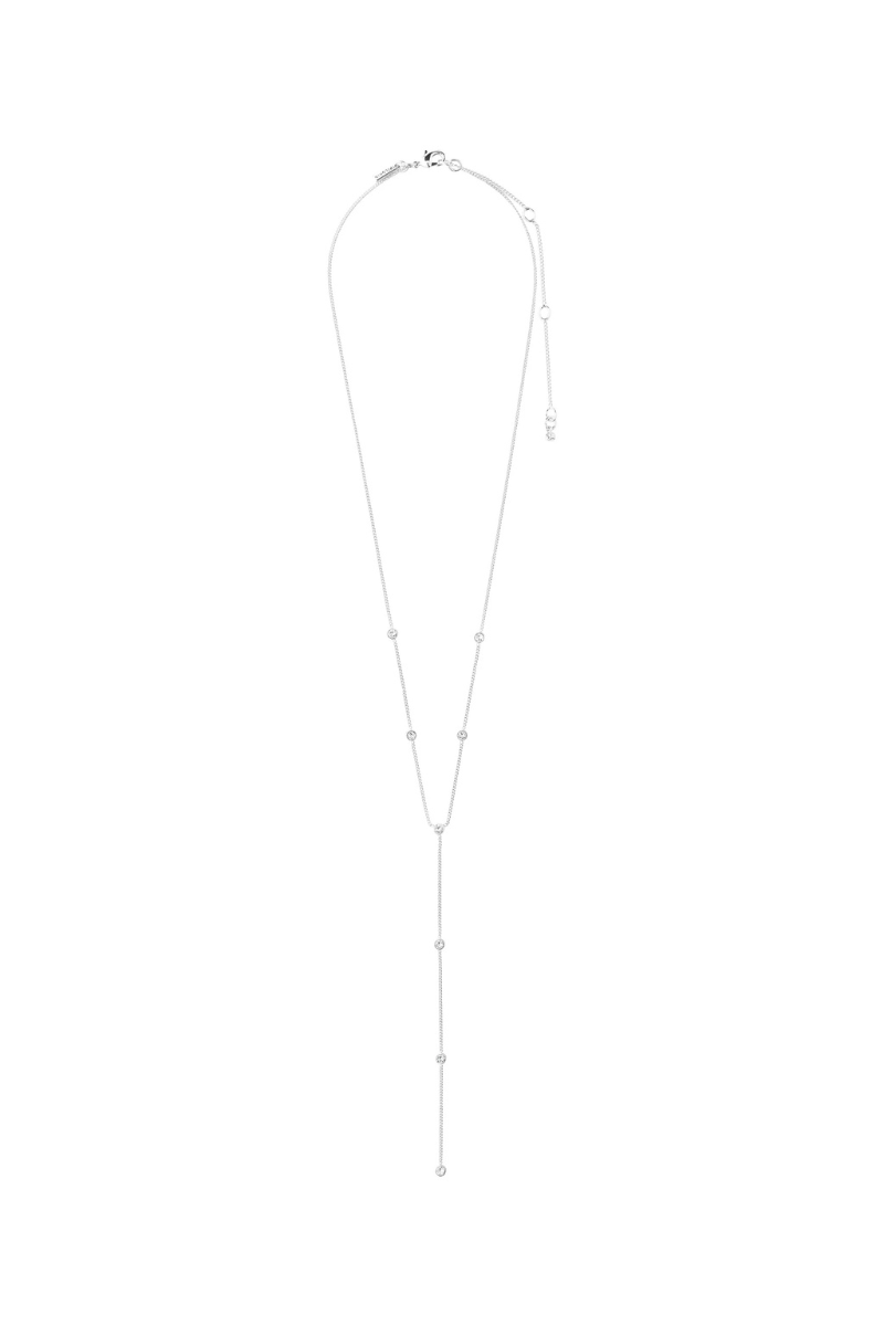 ROOT SILVER PLATED Y NECKLACE