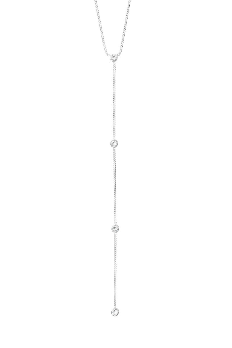 ROOT SILVER PLATED Y NECKLACE