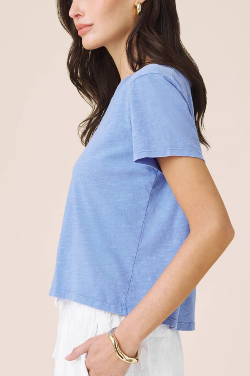 SEASHELL EMBROIDERED TEE-AZ