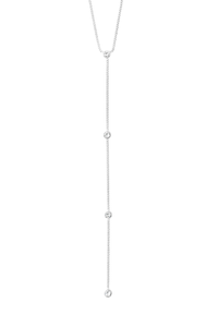 ROOT SILVER PLATED Y NECKLACE