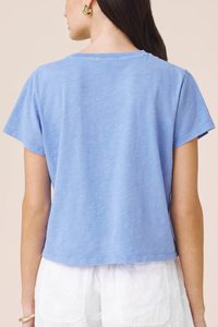 SEASHELL EMBROIDERED TEE-AZ