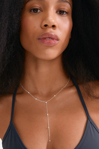 ROOT SILVER PLATED Y NECKLACE
