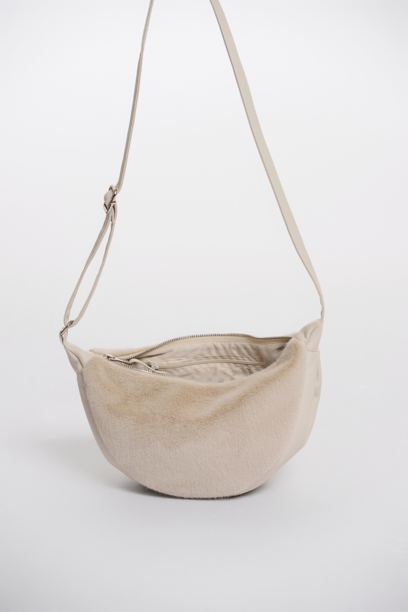 DALINA FAUX FUR BAG-BI