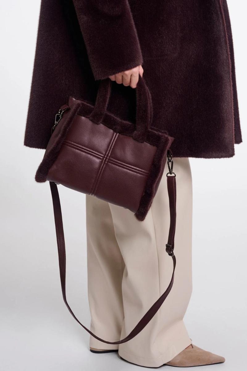 JASHA BAG IN FUDGE CLOAK