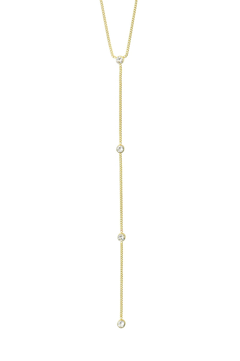 ROOT GOLD PLATED Y NECKLACE