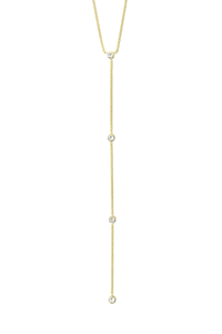 ROOT GOLD PLATED Y NECKLACE